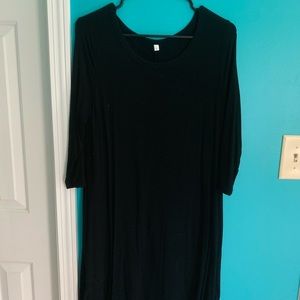 Black Cotton Dress